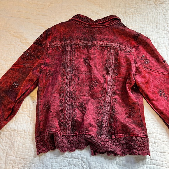 Vintage Embroidered Floral Jacket - Picture 4 of 5